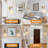 Battery Operated Wall Sconce Set of Two, Modern with Remote Control Dimmable Wall Lighting Indoor