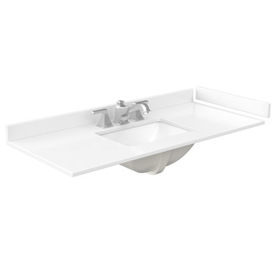 Miranda 48" Freestanding Single Bathroom Vanity with Cultured Marble Top