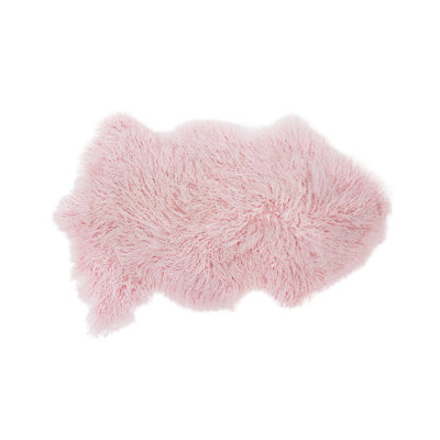 Single pelt Tibetan lamb rug