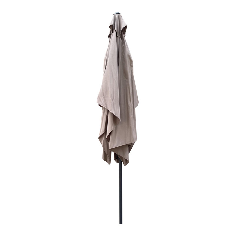 Parasol extérieur imperméable à l'eau avec bouton à manivelle convenant aux piscines de jardin, Champignon