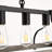 Rustic Kitchen Island Dining Room Light Fixture Farmhouse Linear Chandelier-829652113
