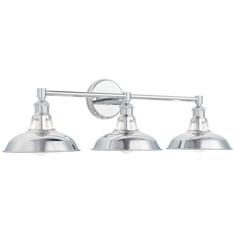 Sigala Armed Sconce, Polished Chrome