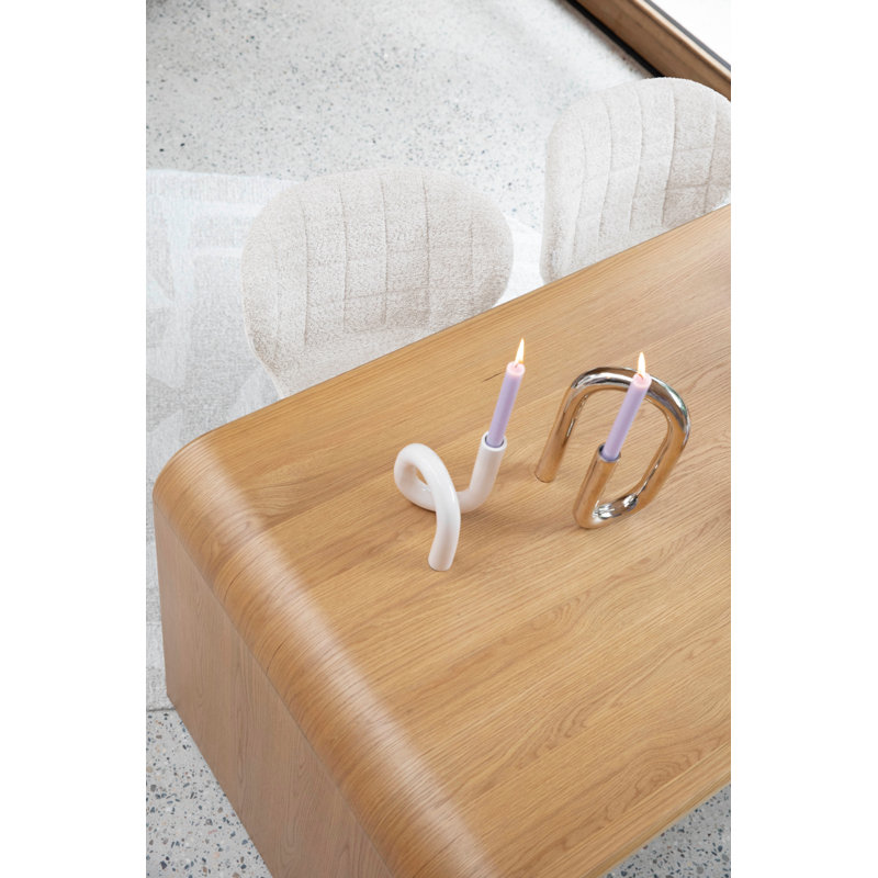 OMG Upholstered Dining Chair, Off White