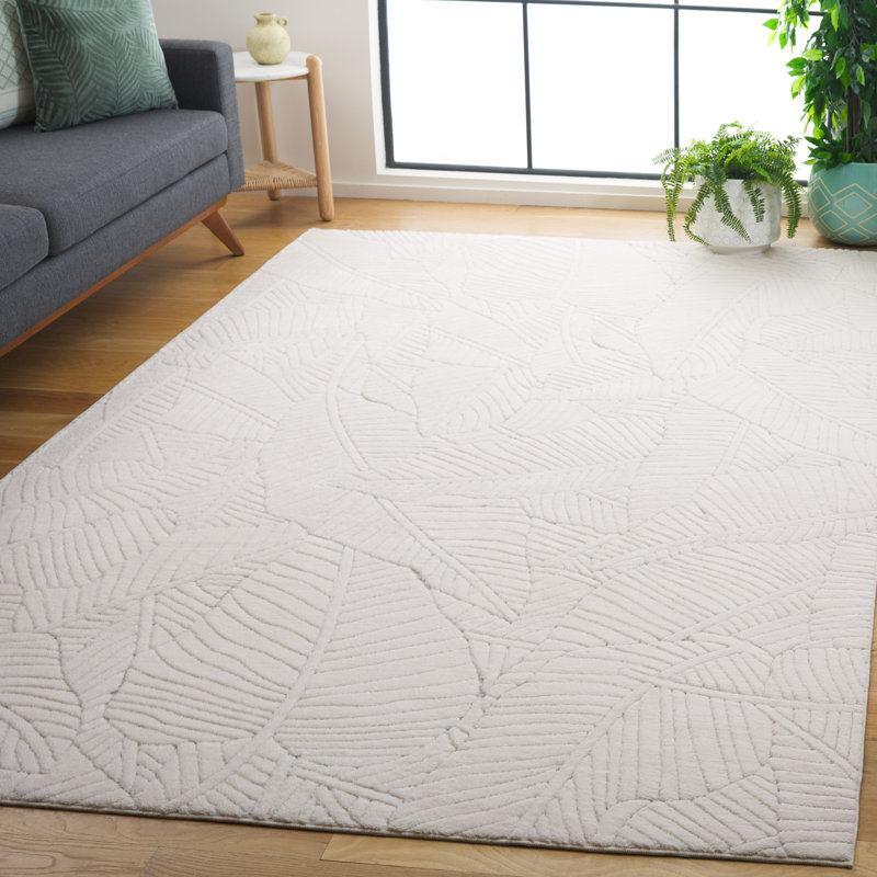 Dorffman Performance Machine Washable Floral Rug, Rectangle 6' x 9'