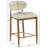 Riccio Vegan Leather Upholstered Stool-808188749-808188746-808188753