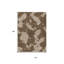 Tapis d'extérieur lavable abstrait brun et beige 10 pi x 14 pi