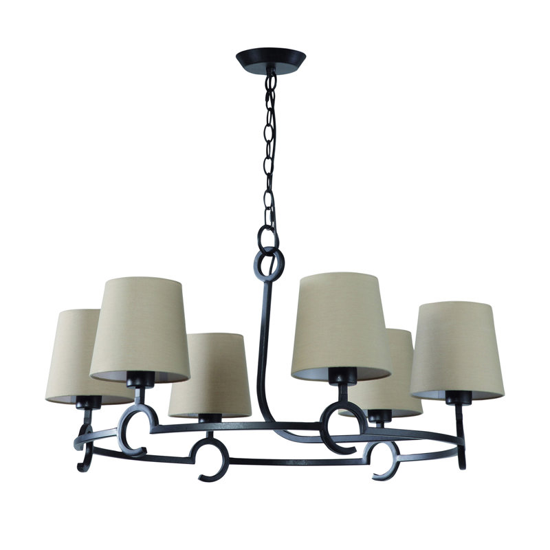Monegro 3 - Light Shaded Chandelier