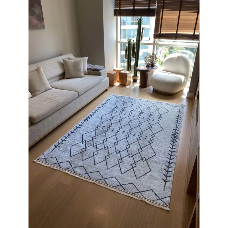 Tapis Matarranz avec envers antidérapant, Rectangle 2 pi 7 po x 3 pi 11 po