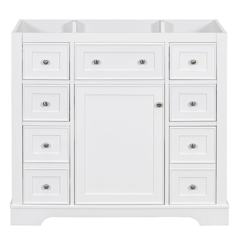 35.6'' Single Bathroom Vanity Base Only, White