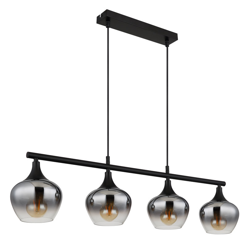 Amabel 4 - Light Matte Black Pendant