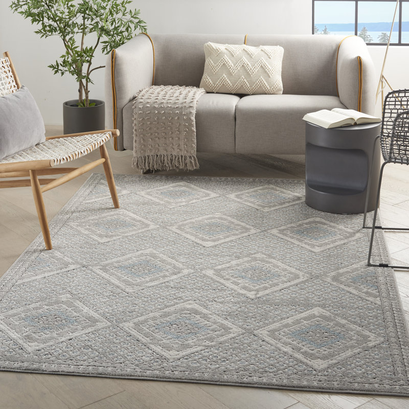 Breonnah Geometric Indoor Rug, Rectangle 5'3" x 7'3"