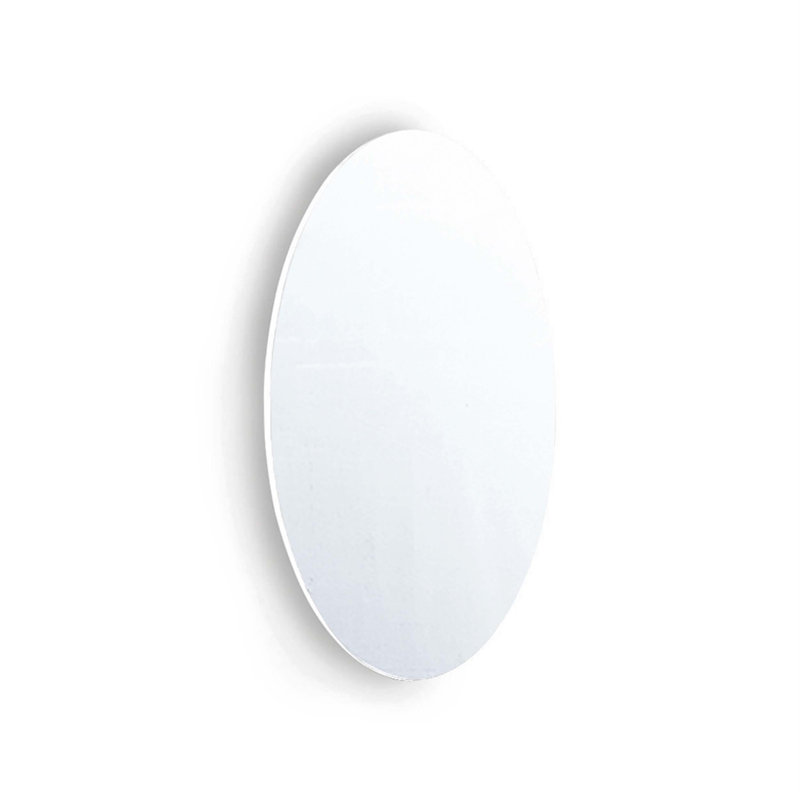 Miroir de salle de bain mural biseauté sans cadre haute définition pour un maquillage et un toilettage impeccables, ajoutant un charme moderne