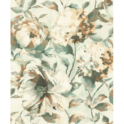 Non-Pasted Floral Wallpaper Roll