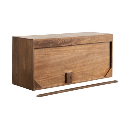 Wooden Wall Cabinet with Push-Close Doors