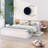 Versatile Queen Size Platform Bed with Multiple Functionalities for Comfortable Sleep