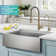 KRAUS Bolden Commercial Style 2-Function Single Handle Pull Down Kitchen Faucet