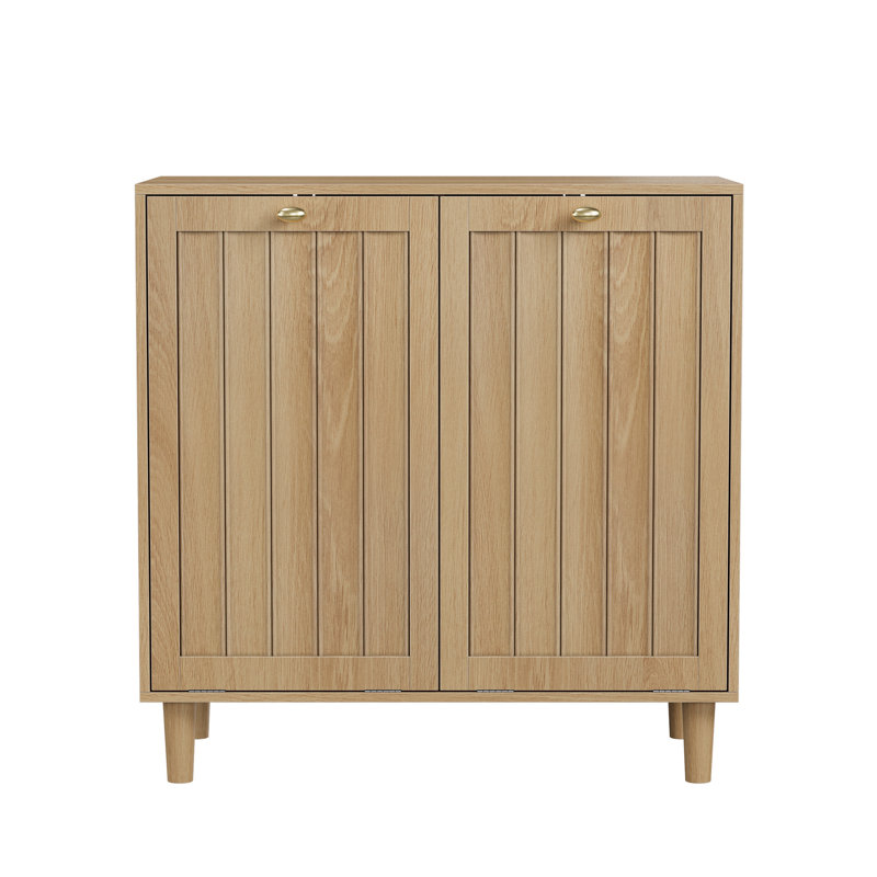 Panier à linge incliné avec panier intérieur amovible