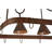 Rustic Lodge Handcrafted Rectangle Hanging Pot Rack