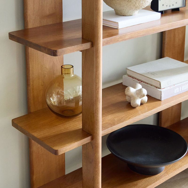 American Style Creative Display Bookcase, (4 Shelves) 68.9"H x 31.5"W x 13.78"D