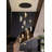 Transitional 12-Light Glass Chandelier -438617876