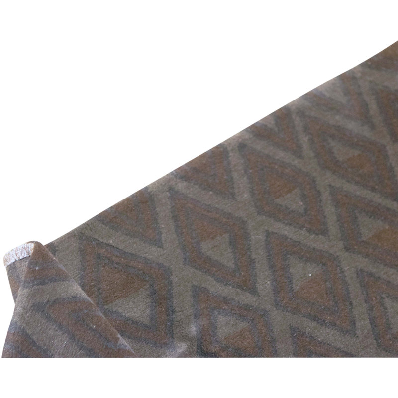 High-Quality Hand-Knotted Black Area Rug