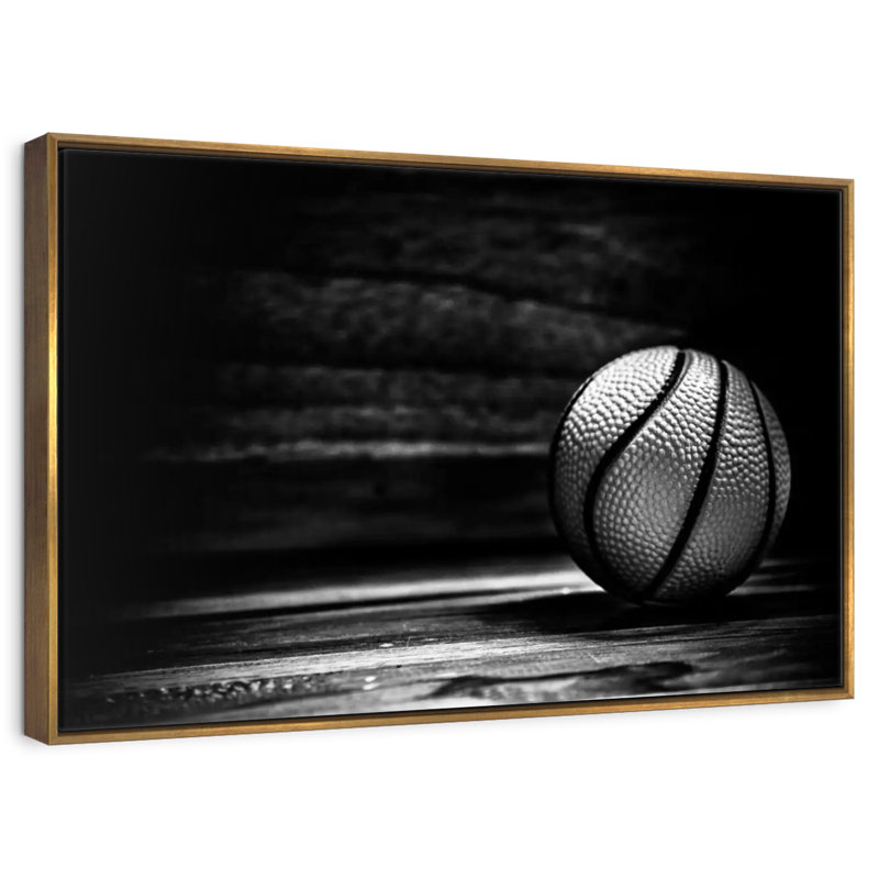 Basketball, Cadre flottant doré, 25 po x 17 po