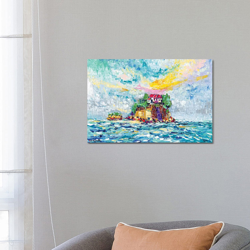 Fantasy Island by Joachim Mcmillan - Wrapped Canvas Painting, 66.04 cm H x 45.72 cm W