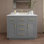 Ensemble de meuble-lavabo simple 42 po avec plateau en quartz Beckett TK