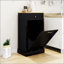 Armoire à déchets inclinable à un tiroir et un compartiment-766281450