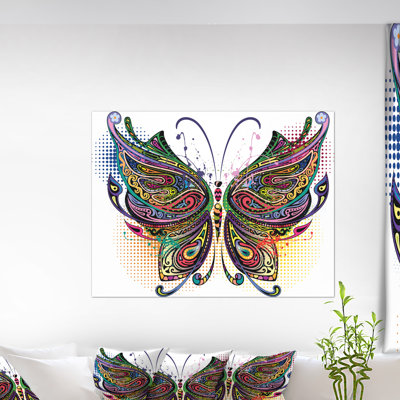 « panaché papillon », impression