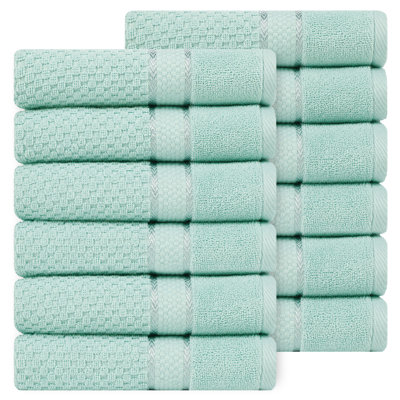 Collection de serviettes essuie-mains texturés 100% coton Hode
