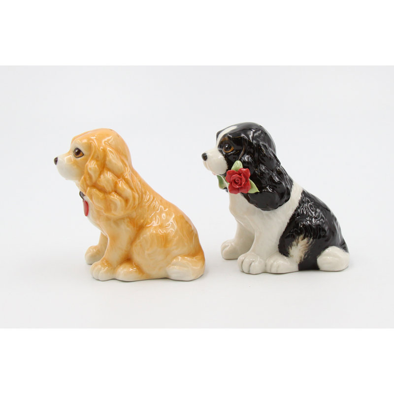 Ensemble salière et poivrière Cocker Spaniel Cosmos cadeaux