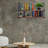 2 Piece Walnut Solid Wood Floating Shelf with Towel Bar