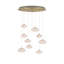 Luminaire suspendu sphère DEL 9 lumières Alvie-283022639