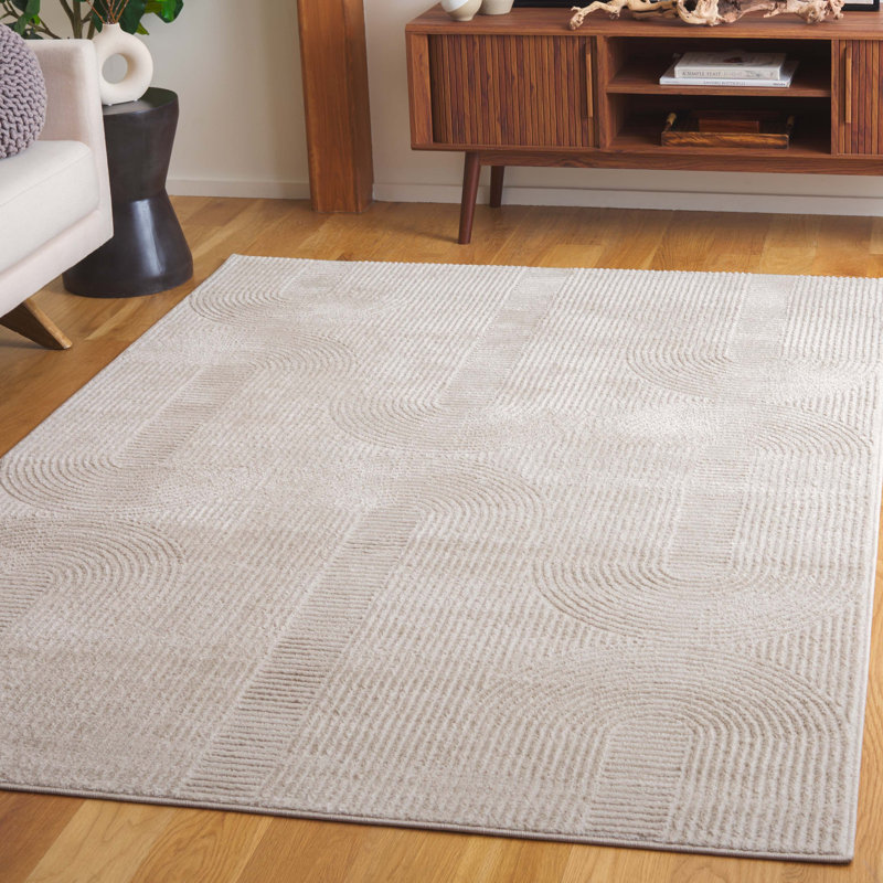 Tapis à motif géométrique Lateya 100 Performance, Rectangle 5 pi 5 po x 7 pi 7 po