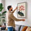 Lotus Bloom Botanical - Wrapped Canvas-1331968395-1331968404