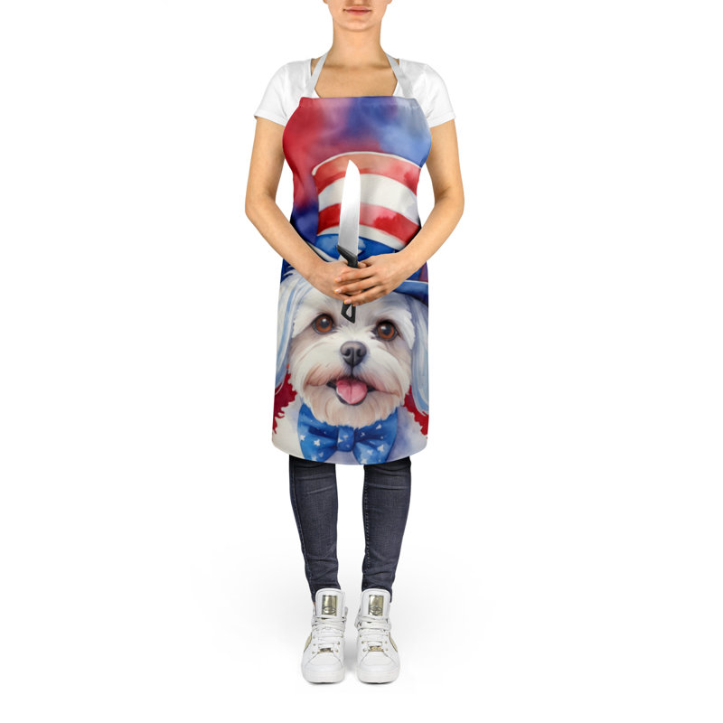 Patriotic American Apron, Maltese