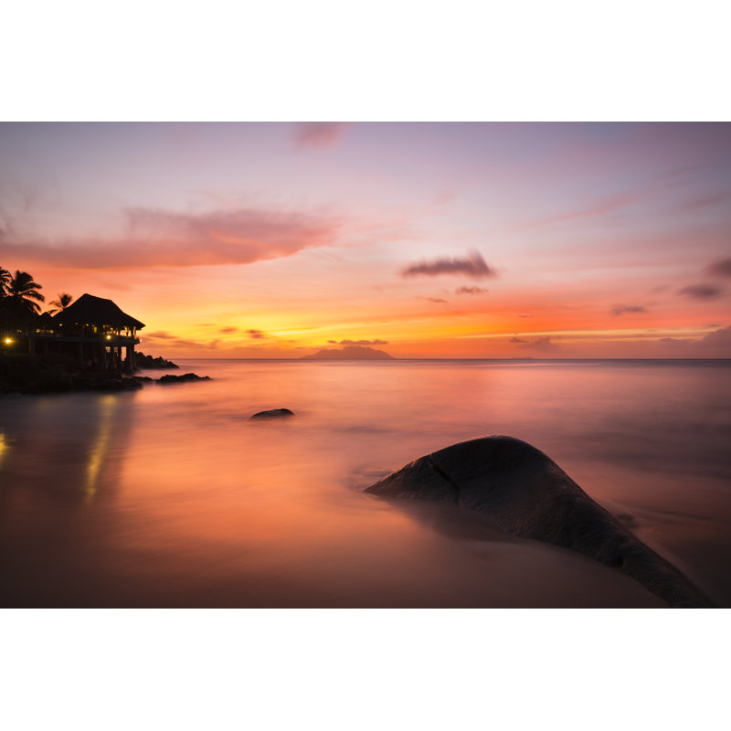 Tropical Beach - Wrapped Canvas Print, 30cm H x 46cm W x 3.8cm