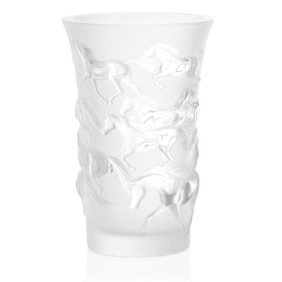 Mustang Handmade Crystal Table Vase