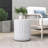 Ilene Round Concrete Outdoor Side Table-421082981