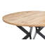 CARLEA Extendable Round Metal Base Dining Table