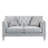 Branson Loveseat  Light Gray Linen