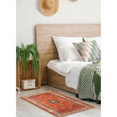 Anadol Red Rug 3'3" x 4'6"