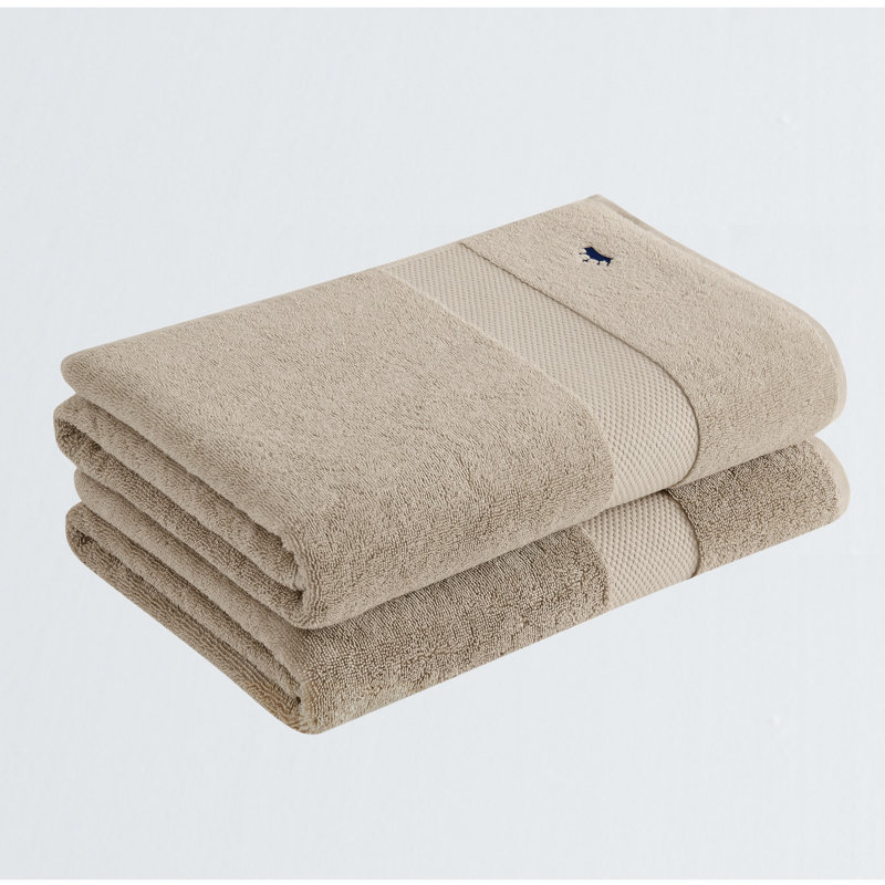 Royal Turkish Cotton 2 Pack Bath Towel, Khaki
