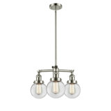 Lustre en forme de globe à 3 lumières Chippewa