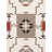 Rectangle Tuscany Southwestern Handmade Flatweave Wool Area Rug in Red/White/Brown-88849989