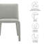 Chaise rembourrée en cuir Rhodes-109758097