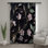 Rideaux floraux, voilages et voilages à motif floral - 1 panneau