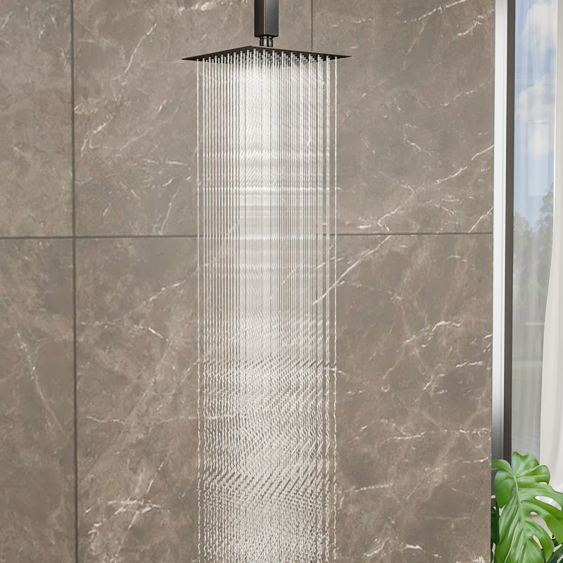 Rain Fixed Shower Head 2.5 GPM GPM, Oil Rubbed Bronze
