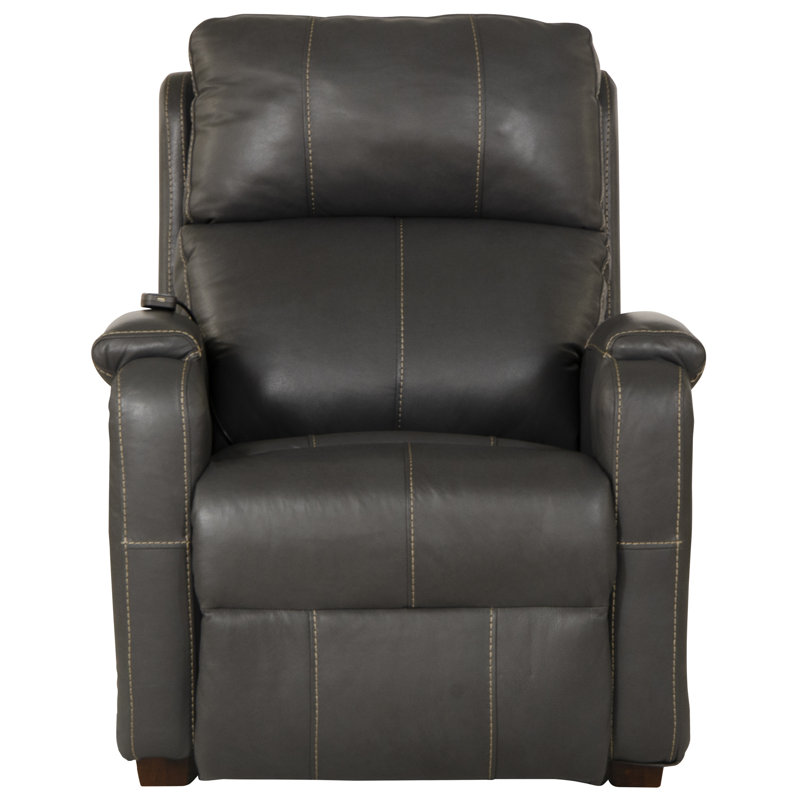 Fauteuil inclinable électrique Reliever, Cuir synthétique gris